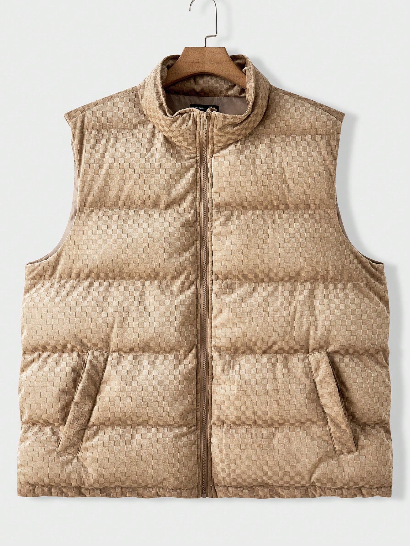 Leoza - Beige Pufferjacke Bodywarmer