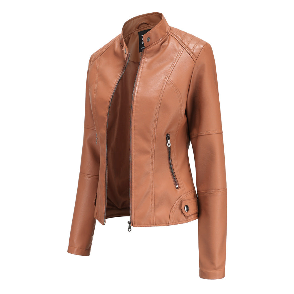 Leoza - Damen Biker Lederjacke