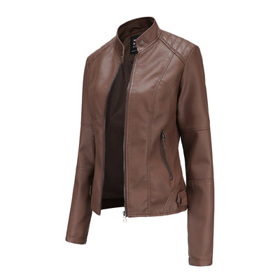 Leoza - Damen Biker Lederjacke