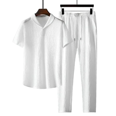 Leoza - Cotton Polo & Pant Suit