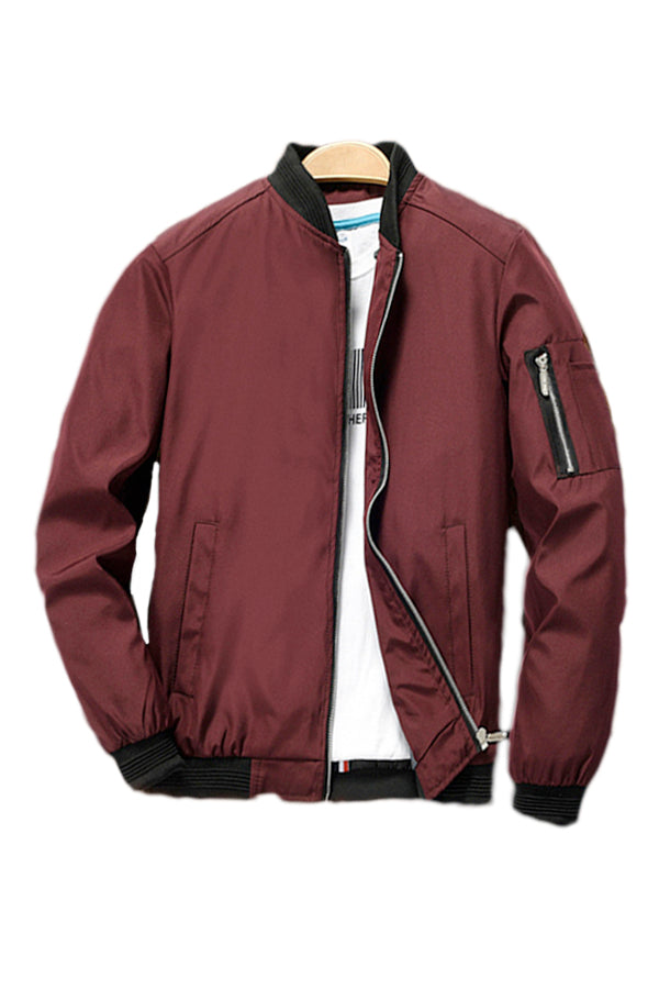 Leoza - Urban Multi-Pocket Windbreaker Jacket