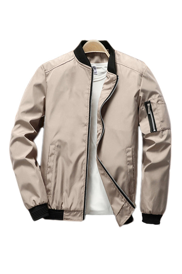 Leoza - Urban Multi-Pocket Windbreaker Jacket