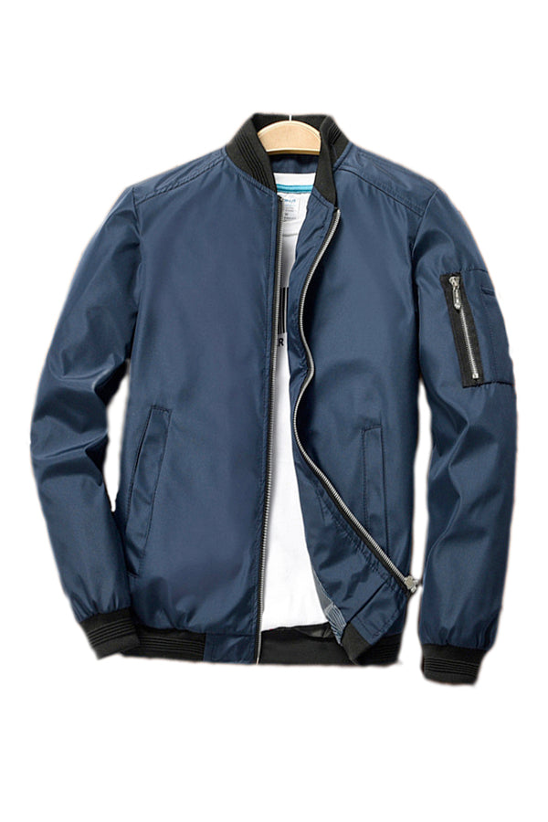 Leoza - Urban Multi-Pocket Windbreaker Jacket