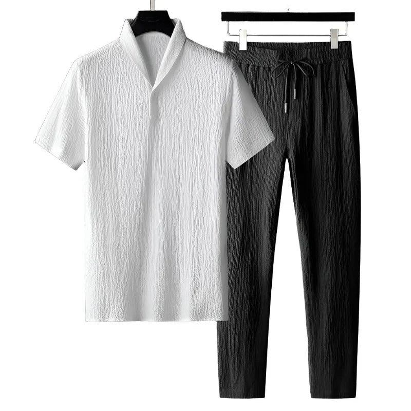 Leoza - Cotton Polo & Pant Suit