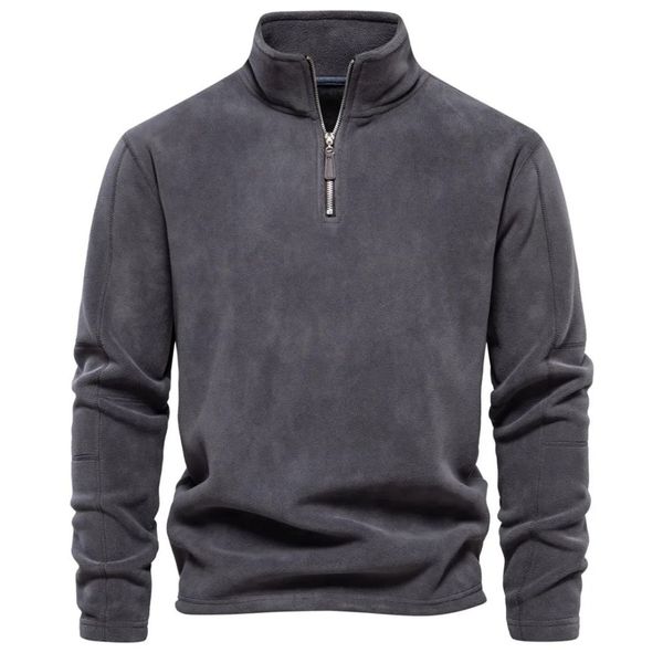 Leoza - Fleece-Rollkragenpullover