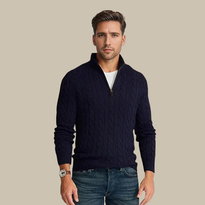 Leoza - Stylischer Zip-Up Pullover