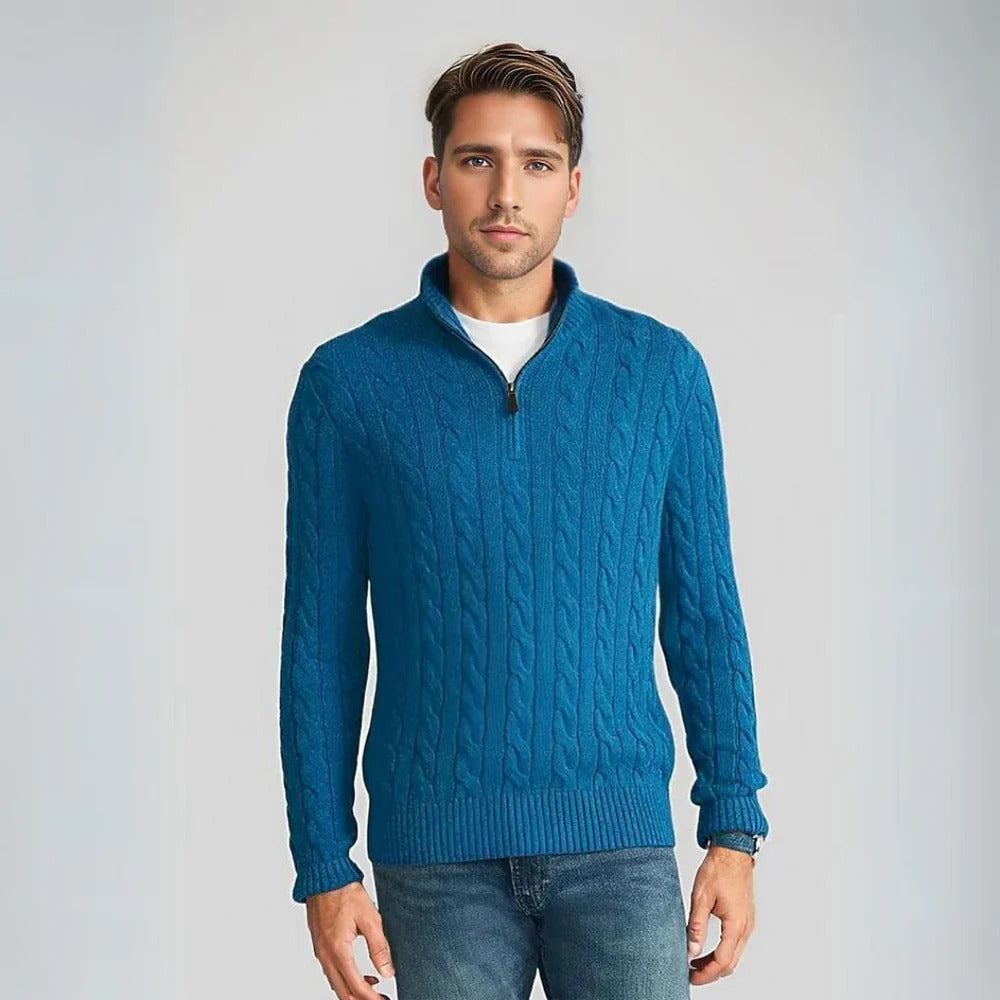 Leoza - Stylischer Zip-Up Pullover