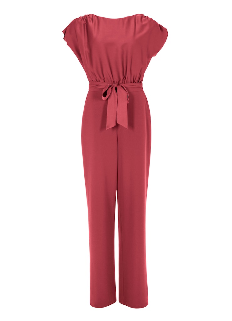 Leoza - Ziegelroter Jumpsuit - Eleganter Jumpsuit