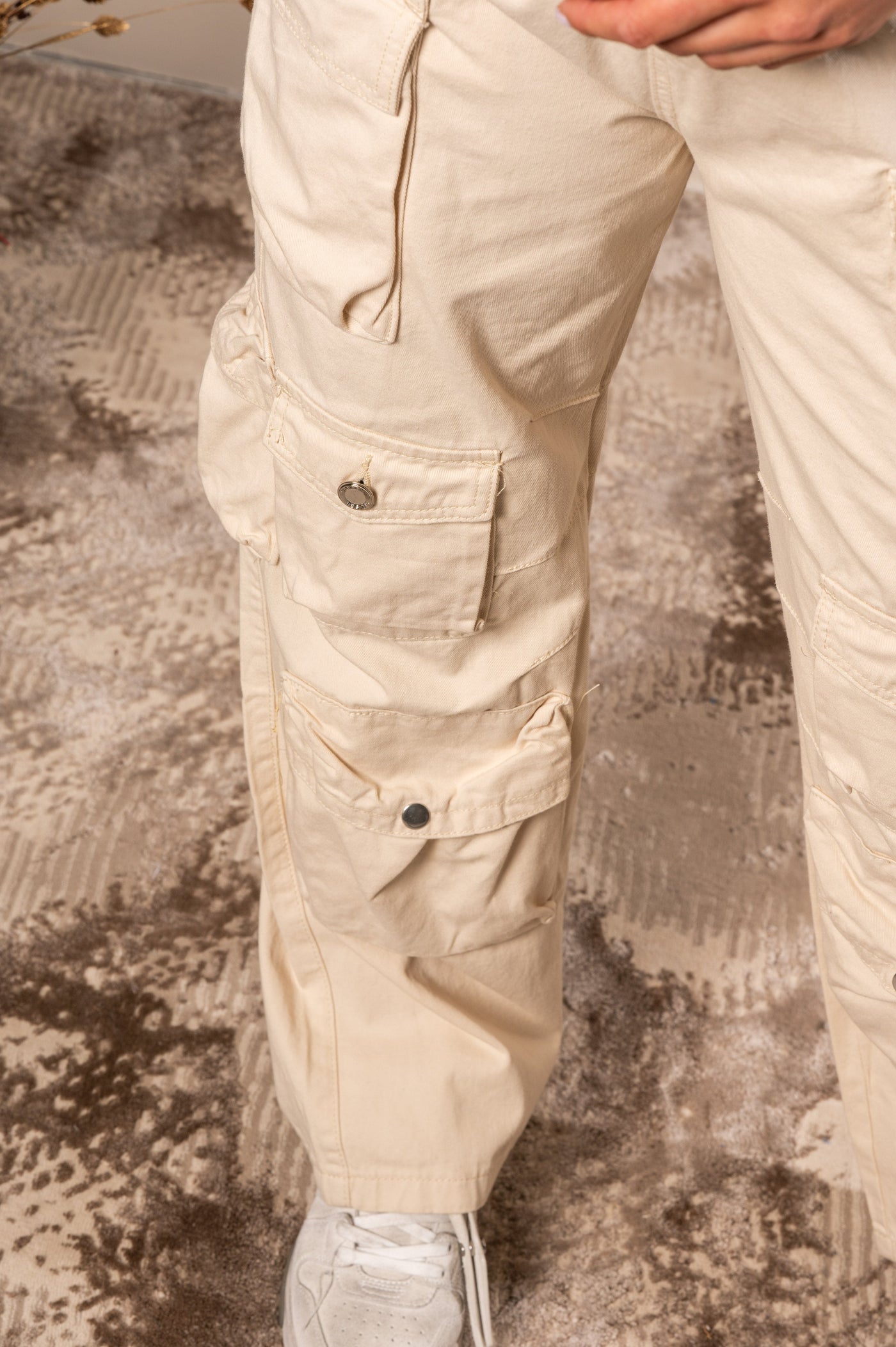 Leoza - Cargohose - Casual Style in Beige