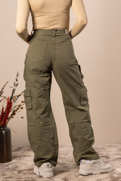 Leoza - Khaki Cargo-Hose