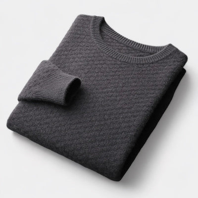 Leoza - Karierter Pullover aus Wolle