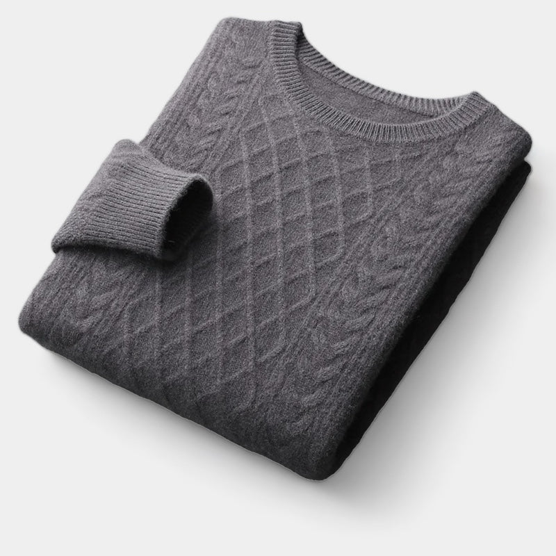 Leoza - Runder Pullover aus Wolle