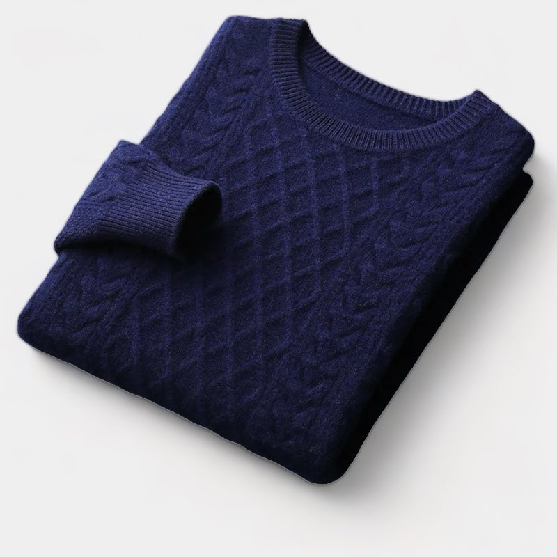 Leoza - Runder Pullover aus Wolle