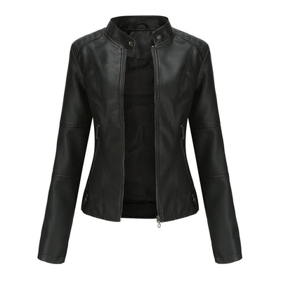 Leoza - Damen Biker Lederjacke