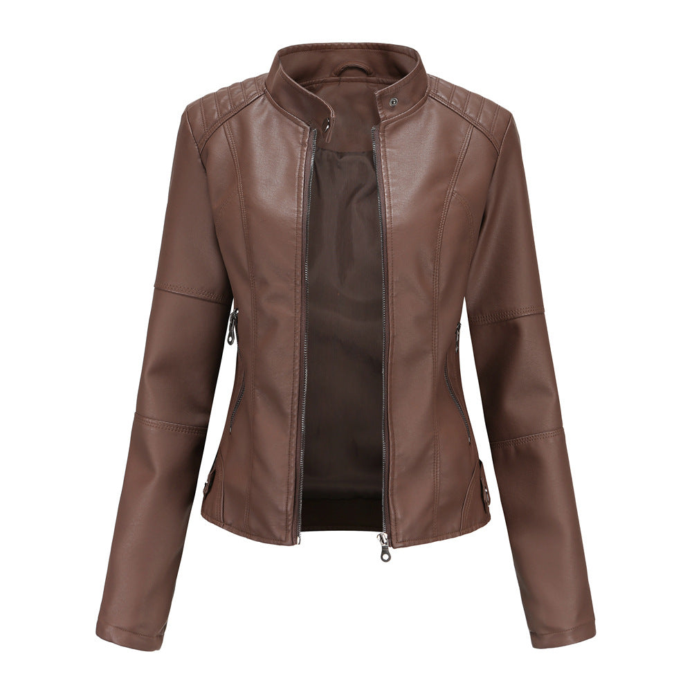 Leoza - Damen Biker Lederjacke