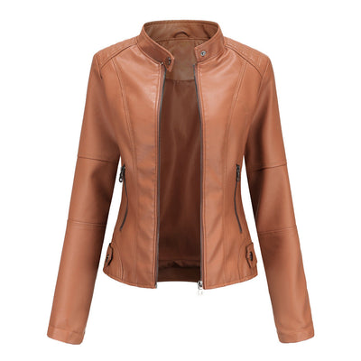 Leoza - Damen Biker Lederjacke