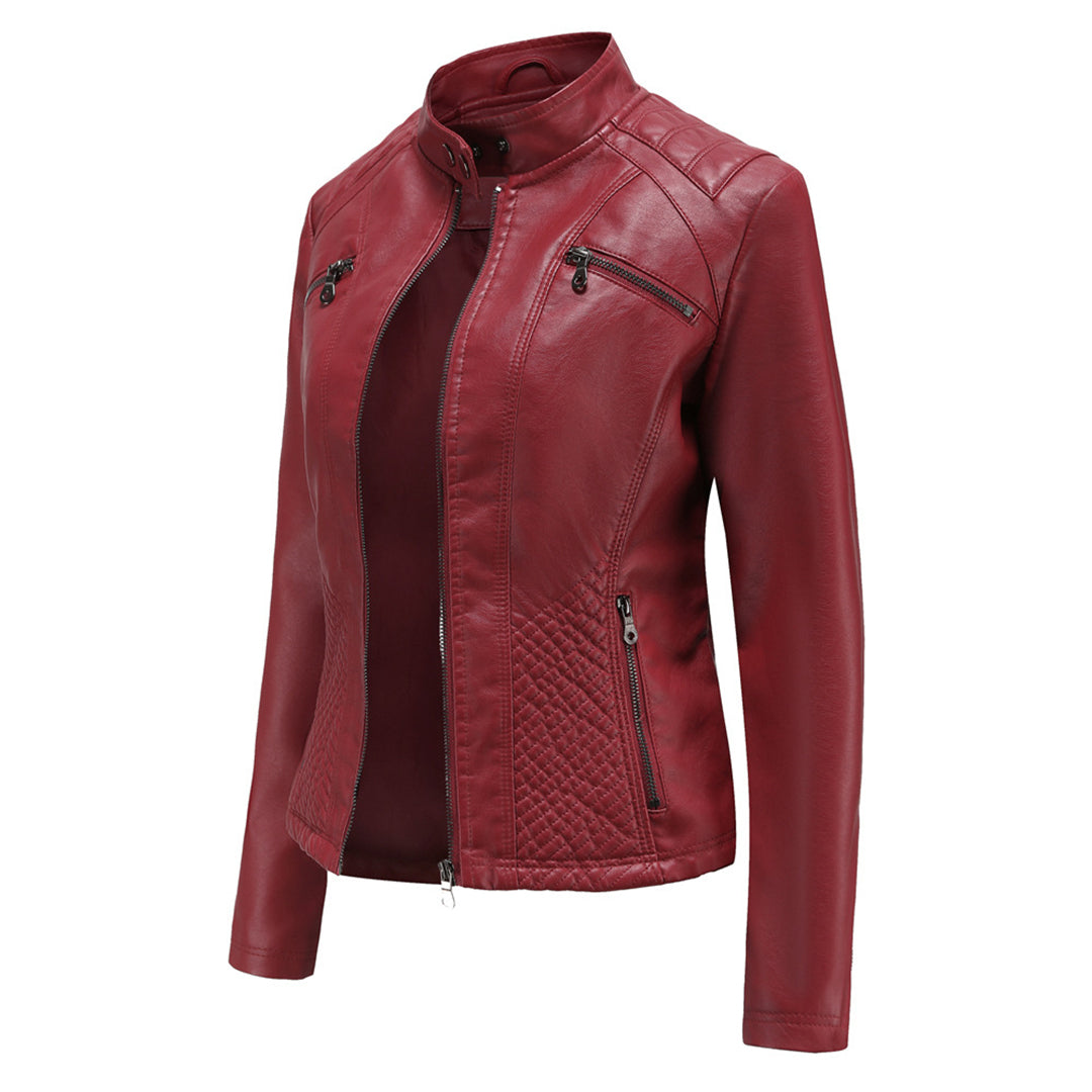 Leoza - Damen Lederjacke