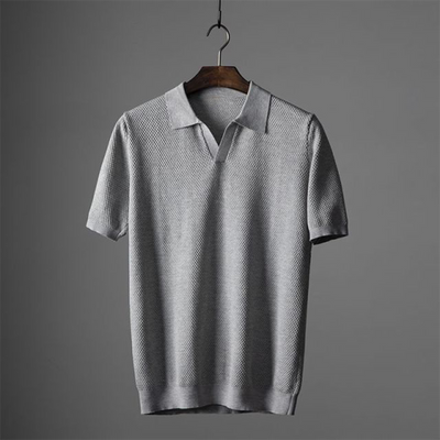 Leoza -  Gestricktes Poloshirt für Herren