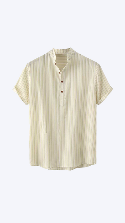 Leoza - Gestreiftes Button-Down-Hemd