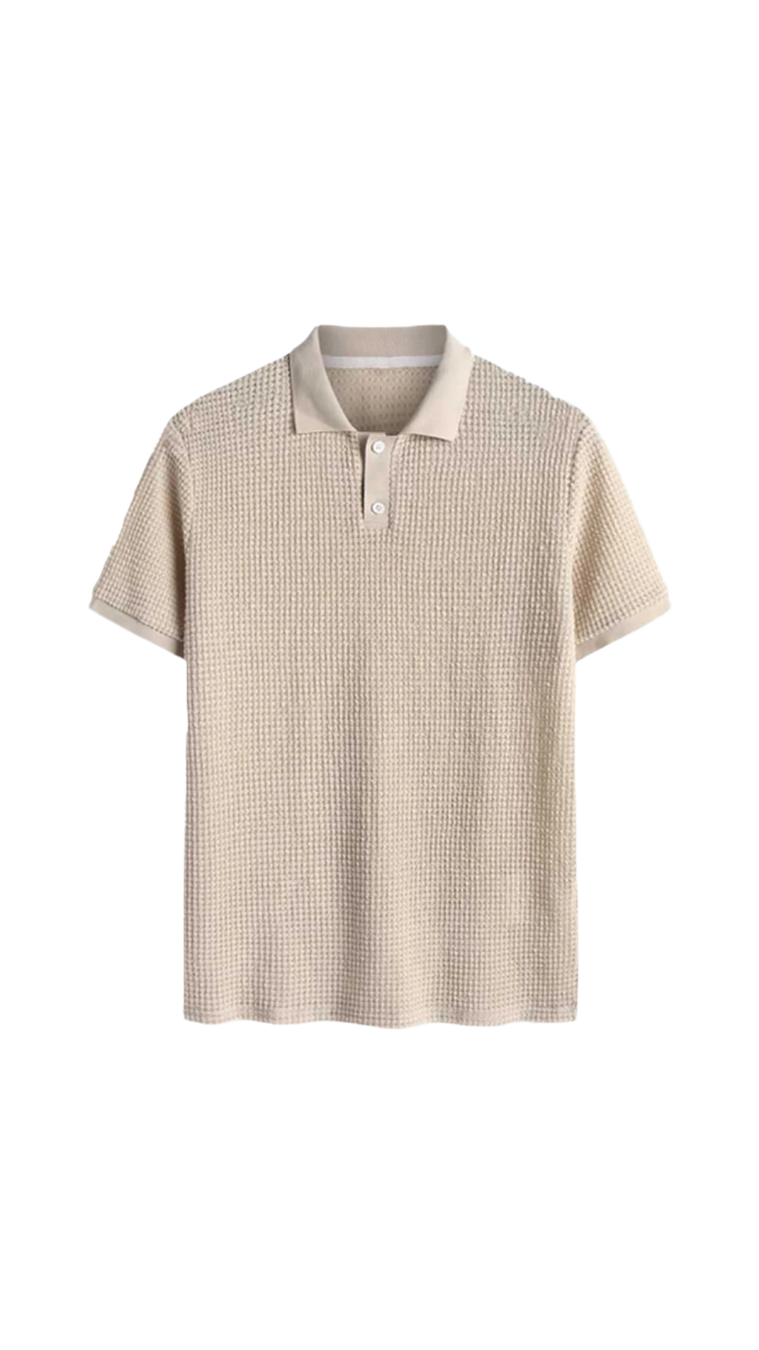 Leoza - Gestricktes Polo-Shirt mit kurzen Ärmeln