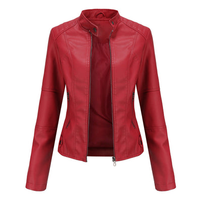 Leoza - Damen Biker Lederjacke